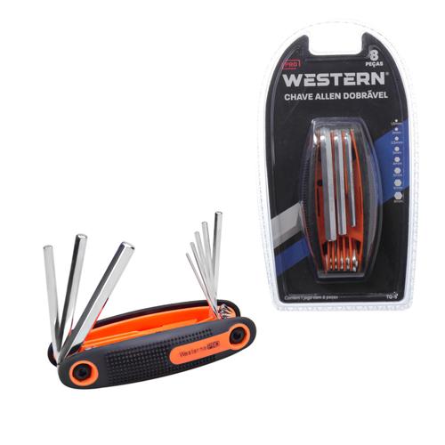 Chave allen dobravel 8pc