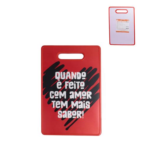 Tabua corte decorada 30cm