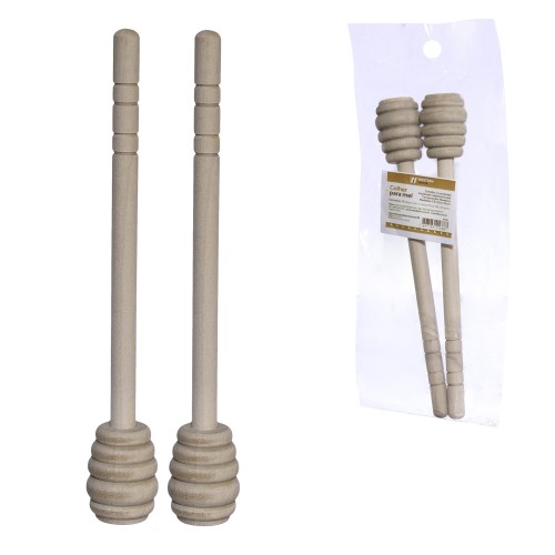 Colher mel md 15cm 2pc