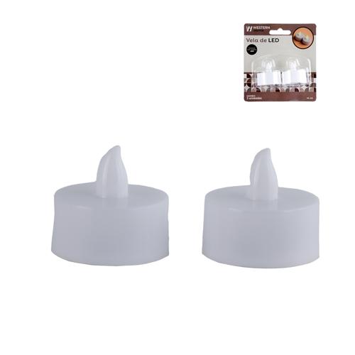 Vela led 4cm  2pc