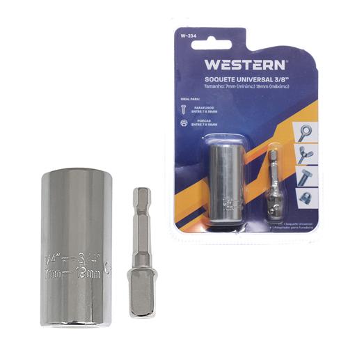 Soquete universal 3/8"