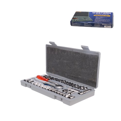 Soquete catraca 3/8' 40pc