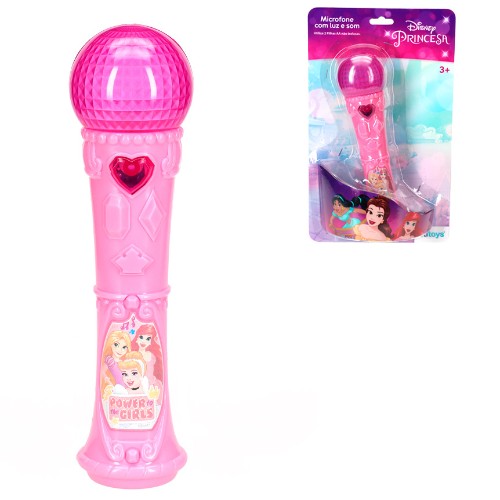 Microfone luz som princesas
