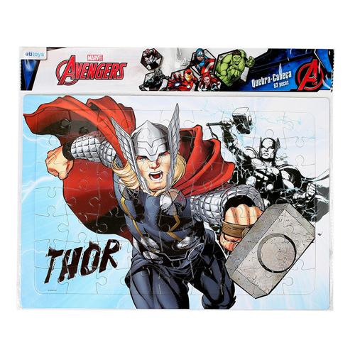 Quebra cabeca avengers 63pcs