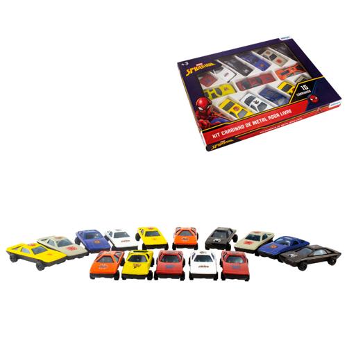 Carrinho rl spiderman 15pcs