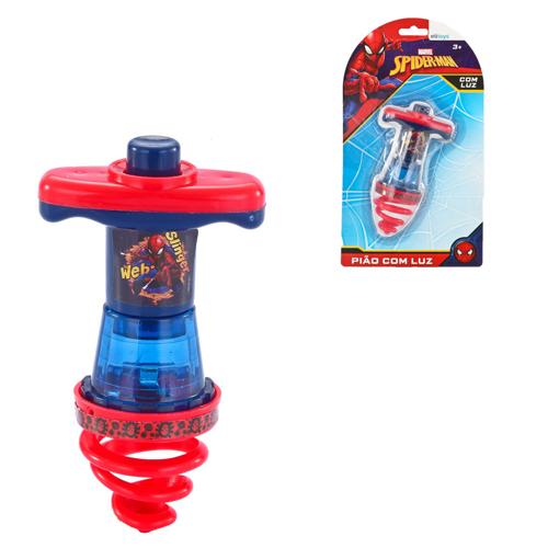 Piao com luz spiderman 13.5cm