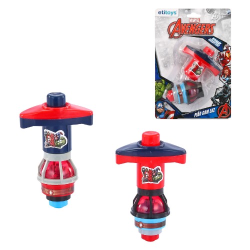 Piao com luz avengers 6cm