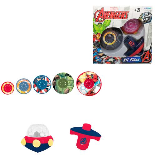 Piao com luz 7pcs avengers