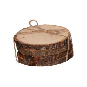 Porta copos wood 4pc