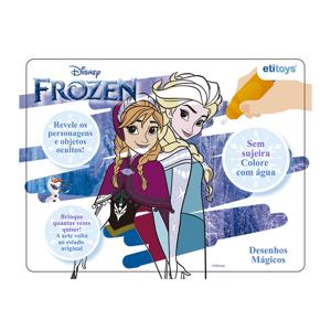 Livro Mágico Para Colorir Com Água Frozen - Etitoys