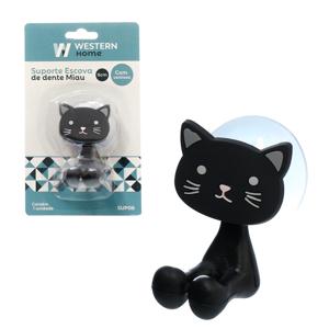 Suporte escova dente miau