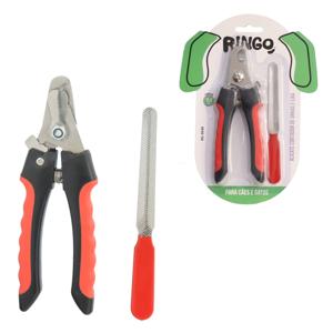 Alicate unha 15.5cm e lixa pet