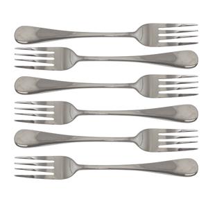 Jogo 6 Garfos De Mesa Inox 21 cm - Western Home