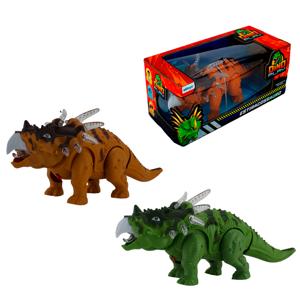 Dinossauro Triceratops Com Luz E Som - Etitoys