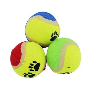 Brinquedo Para Cachorro Bola De Tenis 4,8 cm 3 un - Western Pet