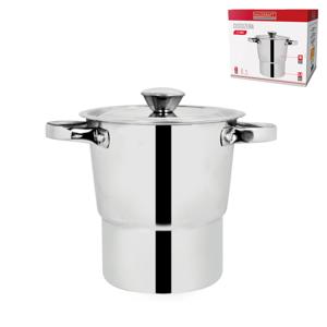 Cuscuzeira 16cm inox 2.5l