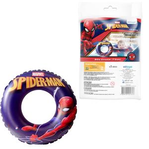 Boia Inflável Circular Spiderman 72 cm - Etitoys
