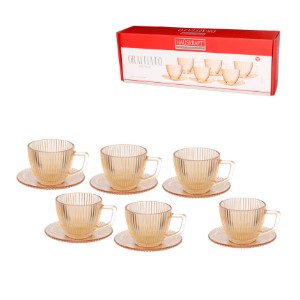 Xicara cha p vdo gft 230ml 6pc