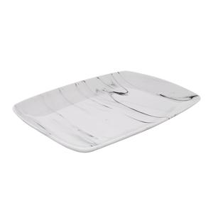 Travessa retangu marble 30cm