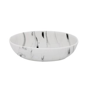 Bowl oval marble br 300ml