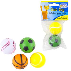 Brinquedo Para Gato Bola Esportes - Western Pet