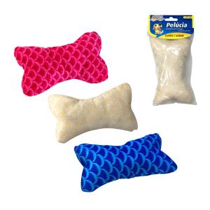 Brinq cao osso pelucia 16cm