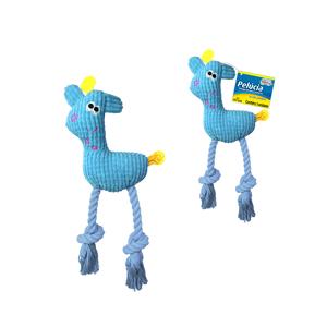 Brinq cao girafinha c corda