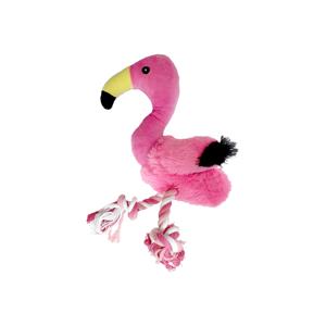 Brinq cao pelucia flamingo