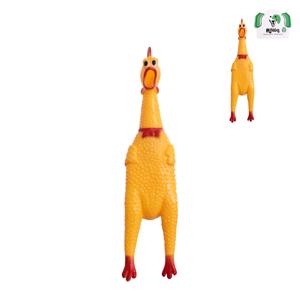 Brinq cao mord galinha 29cm