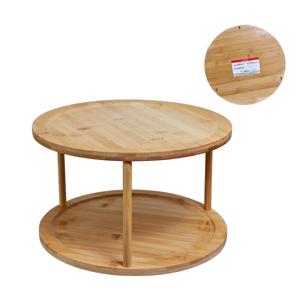 Organizador 2 andares bambu