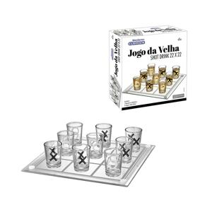 Jogo Da Velha Shot Drink 9 Copos 20 x 20 cm - Western