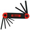Chave torx dobravel c furo 8pc