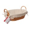Cesto oval forro lily 30x21cm