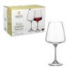 Taca vinho corvus 570ml 6pc