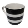 Xicara cafe faixas pt 90ml 6pc