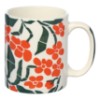 Caneca reta flores 300ml