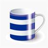 Caneca reta faixas aze 300ml