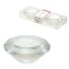 Porta vela lynn 7cm 2pc