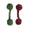 Brinq cao corda 2 bolas 23cm