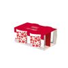 Caneca coracao 215ml 4pc