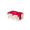 Caneca flores 215ml 4pc