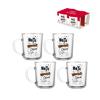 Caneca cara de cafe 215ml 4pc