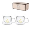 Caneca pdupla havana 200ml 2pc