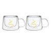 Caneca pdupla havana 200ml 2pc