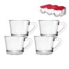 Caneca clear 185ml 6pc