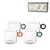Caneca boro alc anel 100ml 4pc