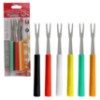 Garfos p/ petiscos cl 6pcs