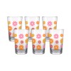 Copo alto vdo flor 190ml 6pc