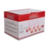 Copo ld vdo peach dc 350ml 6pc