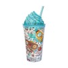Copo canudo ps sorvete 400ml
